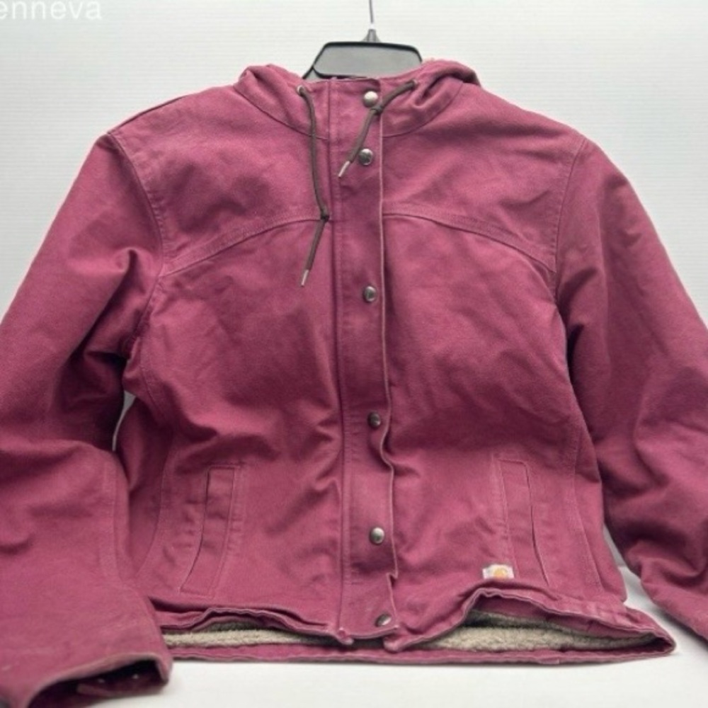Carhartt Women's Sandstone Berkley Sherpa Lined Jacket - Size Small